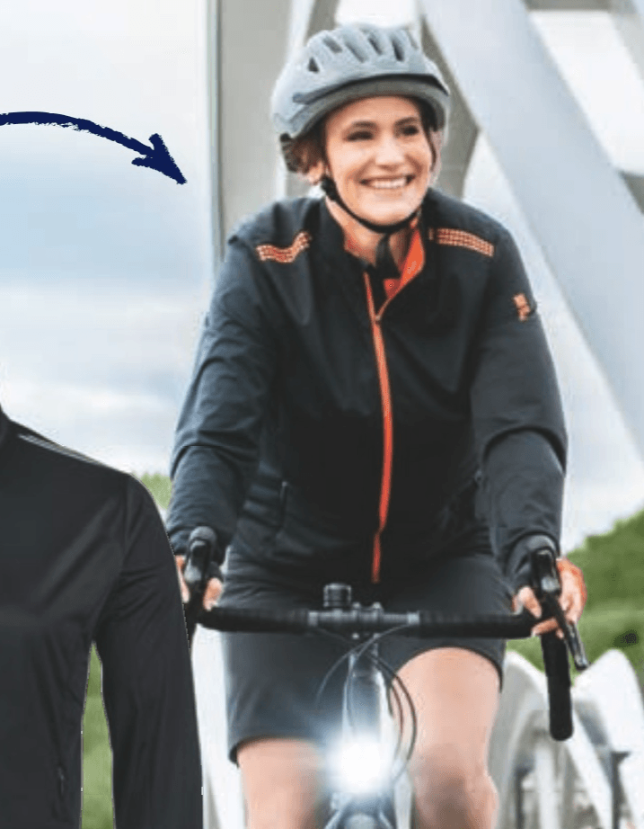 Ženska/moška kolesarska jakna CRANE - Akcija v trgovini Hofer