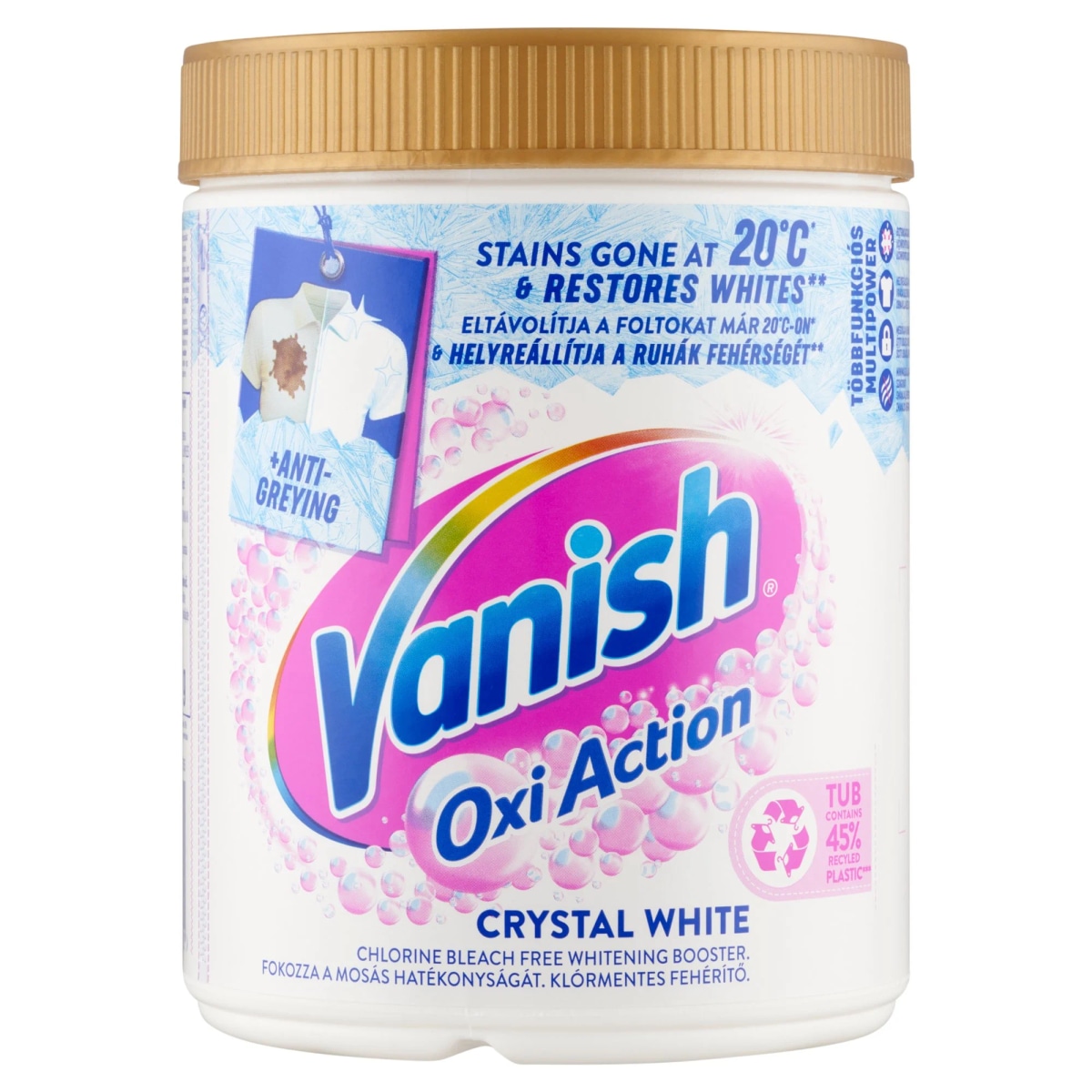 Vanish Oxi Action detergent 970 g, gel, 2 l Akcija v trgovini Tuš