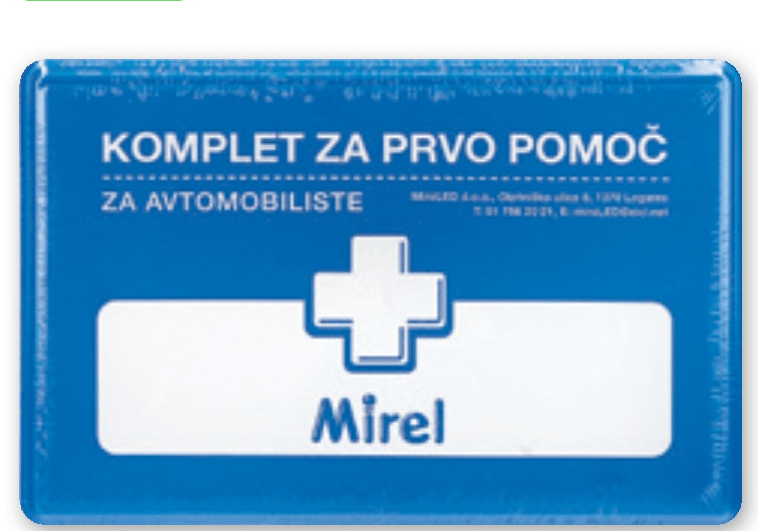 Komplet za prvo pomoč za avtomobiliste Mirel - Akcija u trgovini Spar