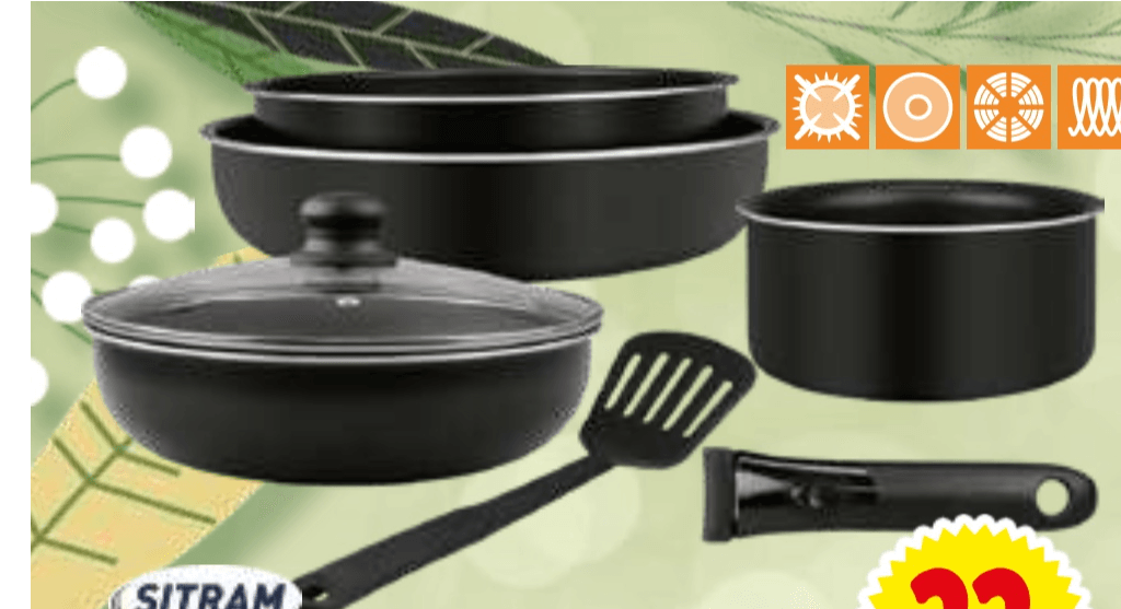 Sitram Set posode 7/1 - Akcija v trgovini E.Leclerc