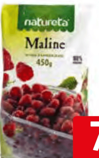Maline 450 g NATURETA - Akcija v trgovini Jager