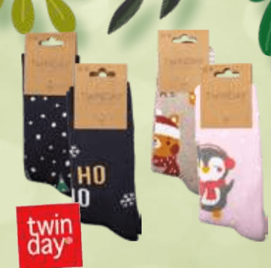 OTROŠKE NOGAVICE twin day - Akcija v trgovini E.Leclerc