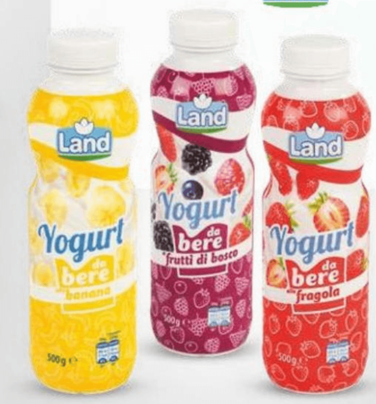 Tekoči sadni jogurt 500 g Land - Akcija v trgovini Eurospin