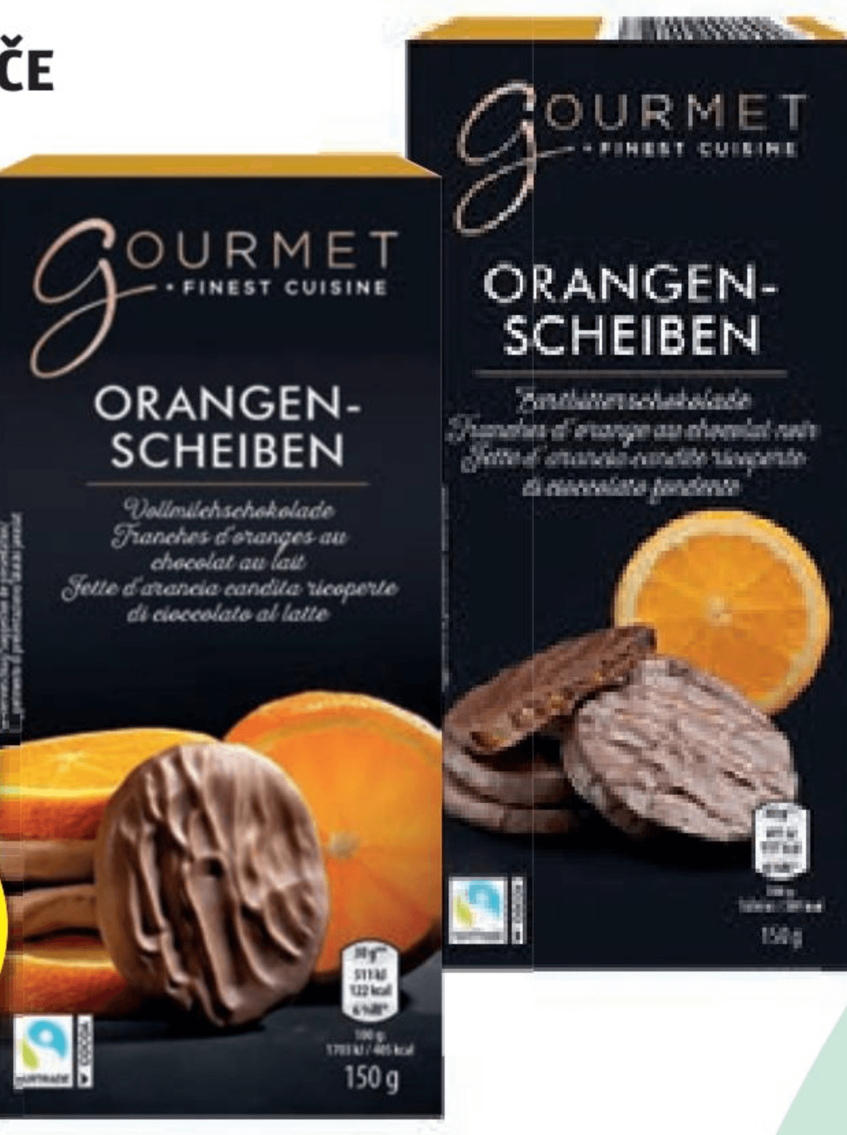 Gourmet Finest Cuisine Rezine pomaranče v čokoladi 150 g - Akcija v trgovini Hofer