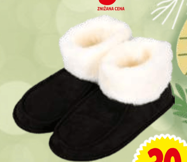 Ženski visoki copati Tisajala - Akcija v trgovini E.Leclerc