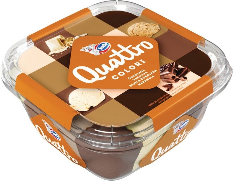 Sladoled Quattro 1.65 I ali 1.5 I Ledo - Akcija v trgovini Mercator