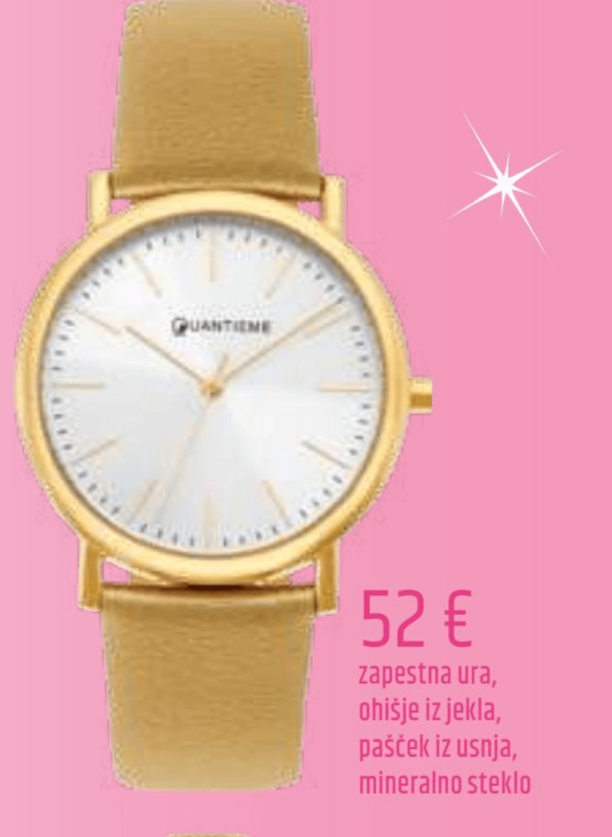 Quantième zapestna ura - Akcija v trgovini E.Leclerc