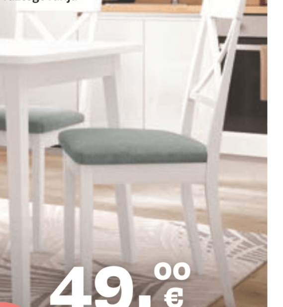 MILA stol - Akcija v trgovini Prima