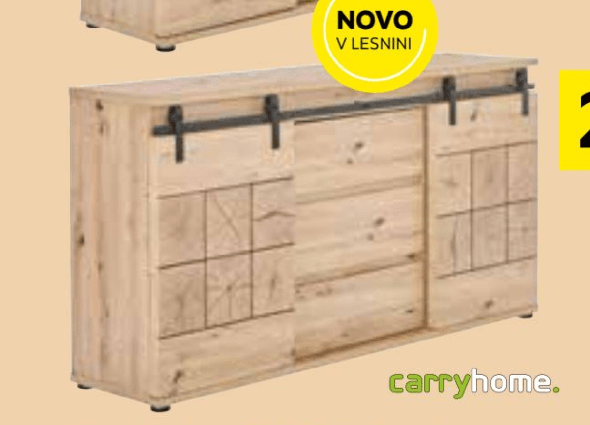 Komoda - Akcija v trgovini Lesnina