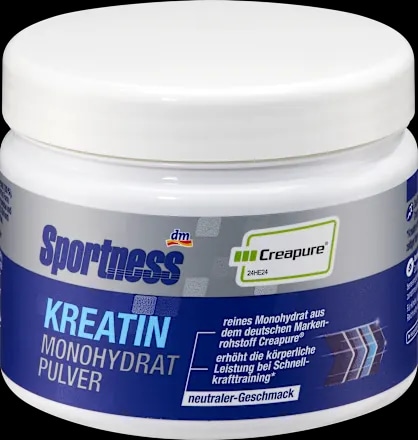 Sportness Kreatin Creapure® prehransko dopolnilo 250 g - Akcija v trgovini Dm
