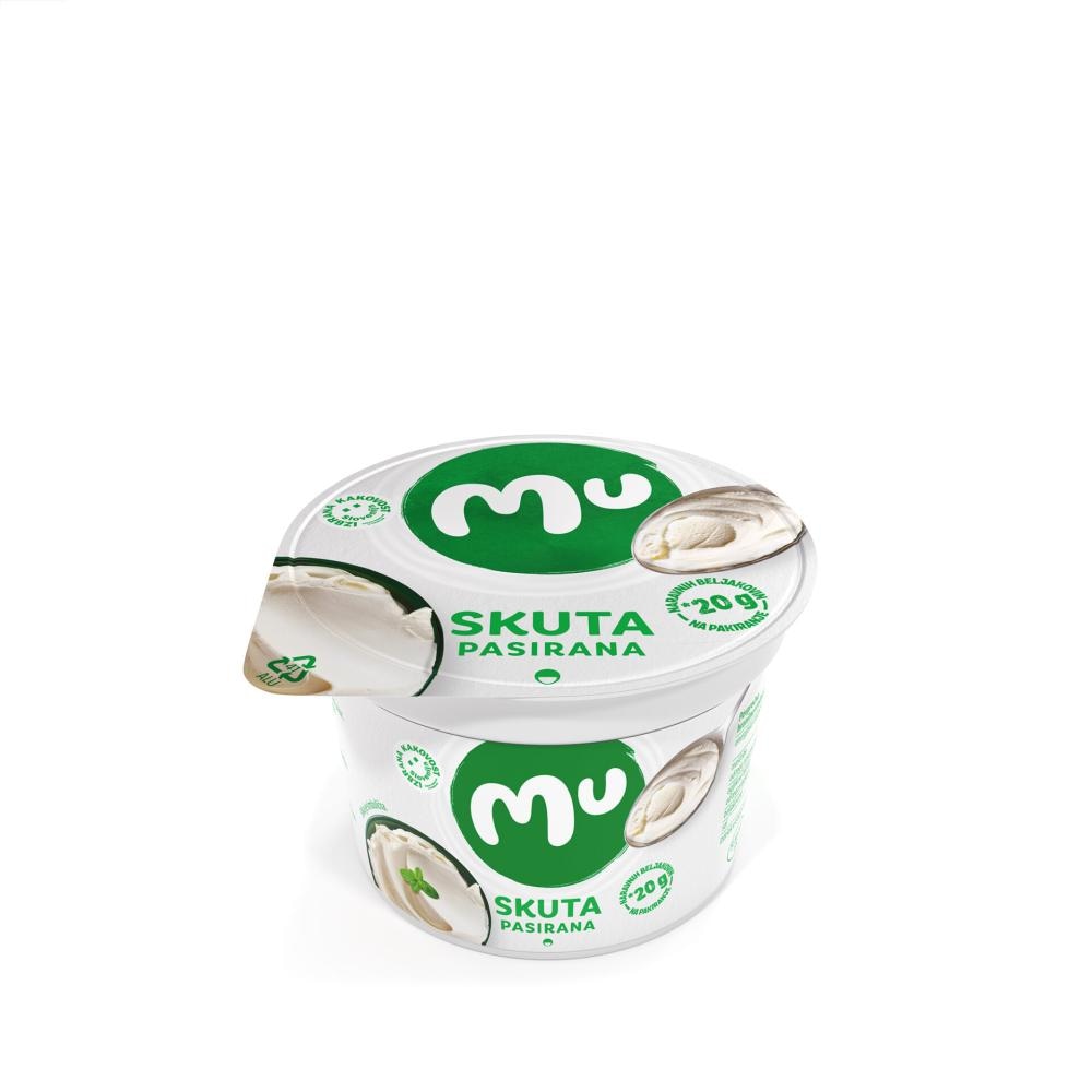 Skuta Mu 250 g ali 500 g (pasirana), 100 g (sadna) - Akcija v trgovini Tuš