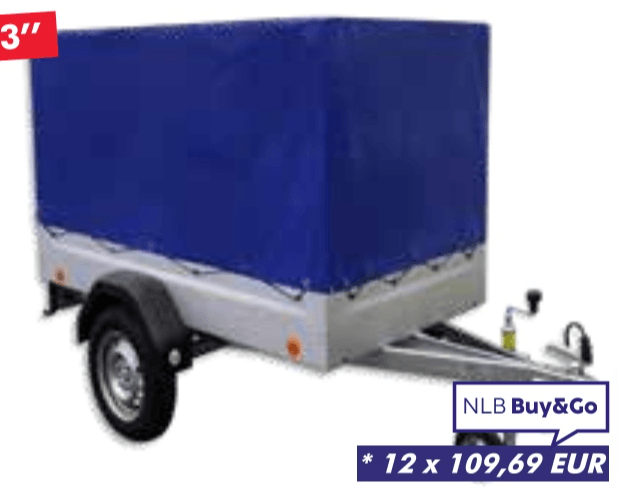 Avtoprikolica EU3 750 TPV Prikolice - Akcija v trgovini Jager