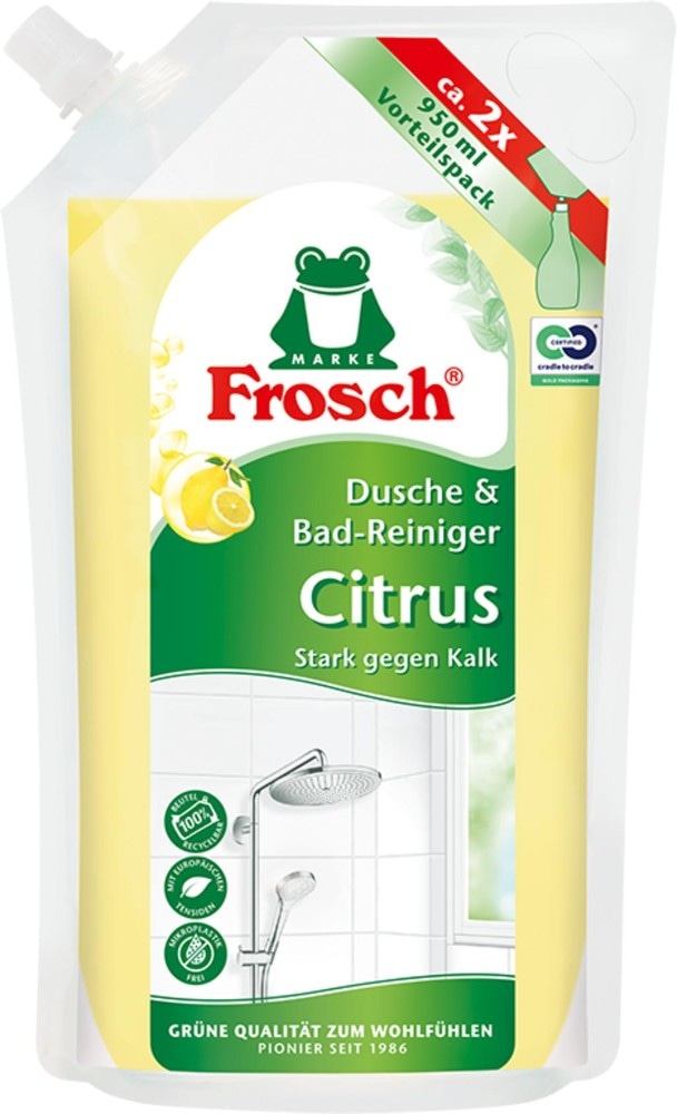 Frosch čistilo za prho in kopalnico Citrus 950 ml - Akcija v trgovini Mueller