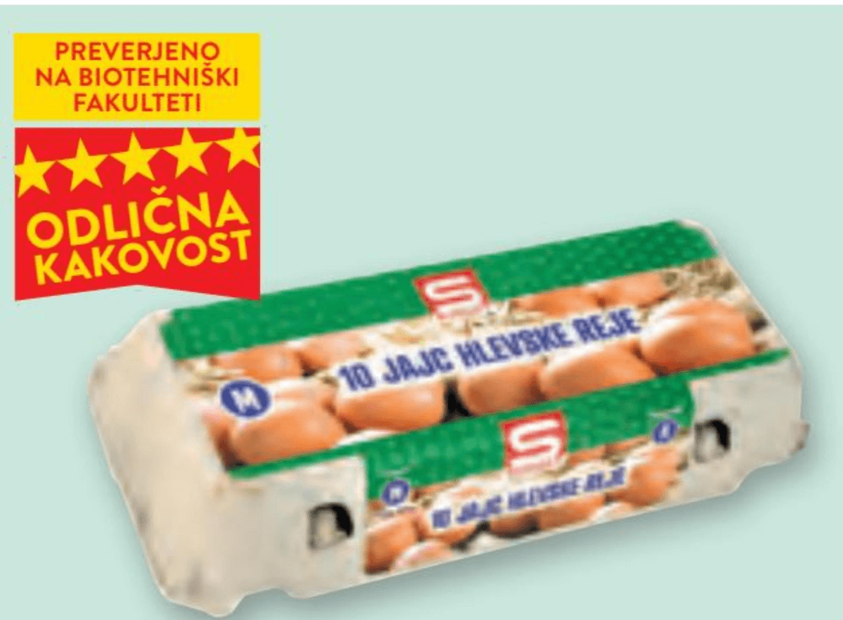 Jajca 10/1 S-BUDGET - Akcija v trgovini Spar