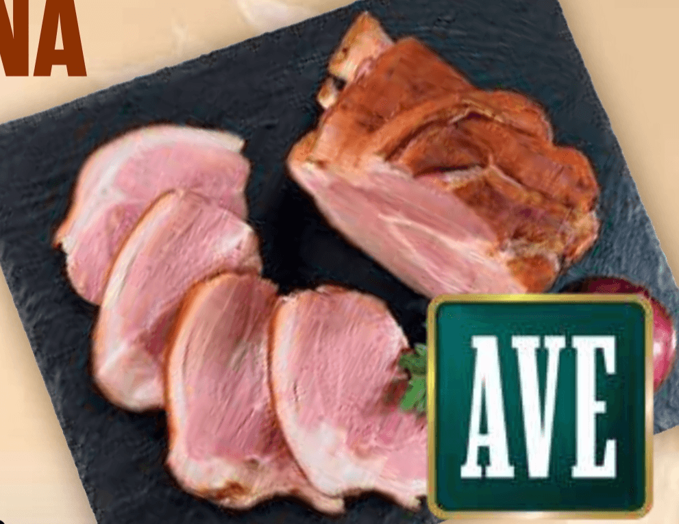 Prekajena zadnja svinjska krača Ave - Akcija v trgovini Mercator