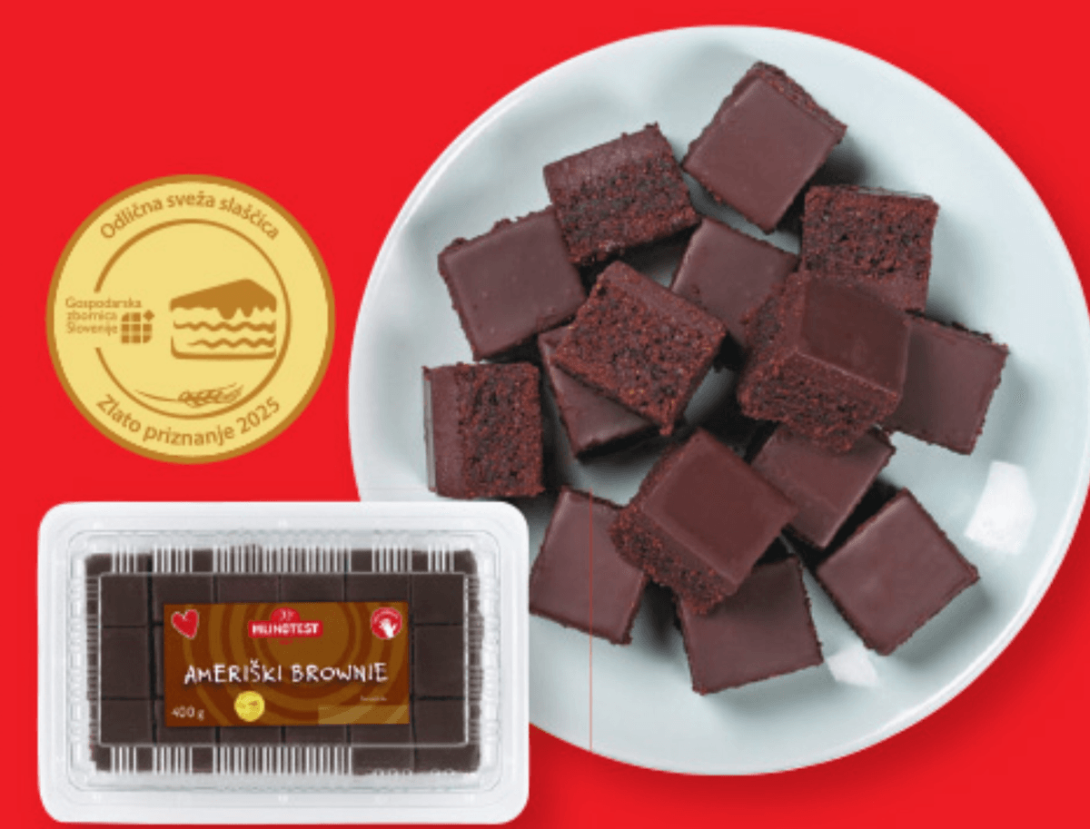 Pecivo ameriški brownie 400 g MLINOTEST Akcija v trgovini Jager