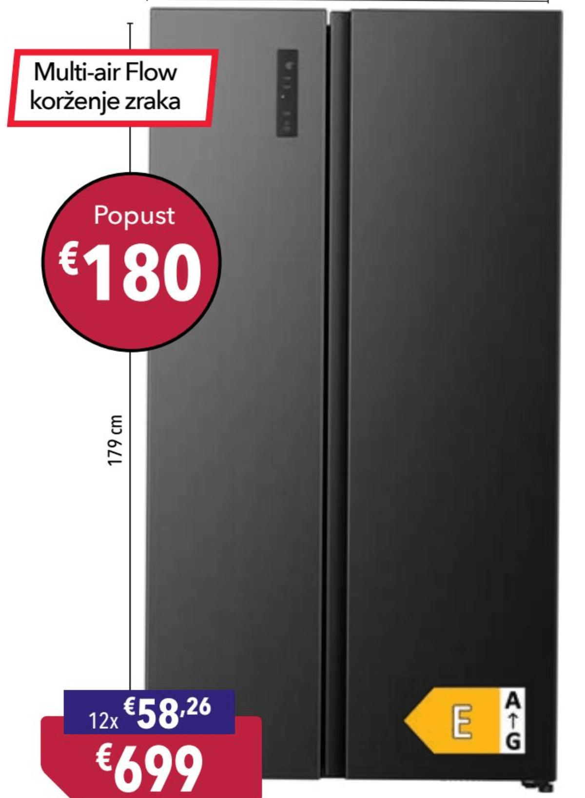 Hladilnik Hisense RB645N4BID - Akcija v trgovini Harvey Norman