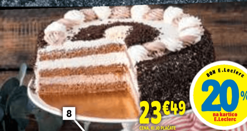 Črni gozdiček 14-16 kosov Domači izdelek - Akcija v trgovini E.Leclerc