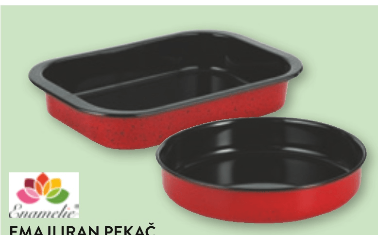 Enamelic emajliran pekač cca 30 cm - Akcija v trgovini Spar