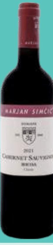 Kakovostno Vino ZGP Cabernet Sauvignon Marjan Simčič 0,75 l - Akcija v trgovini E.Leclerc