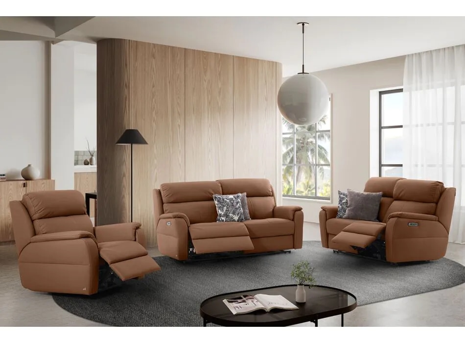 Usnjen 3-sed CINCINNATI NICOLETTIHOME - Akcija v trgovini Harvey Norman