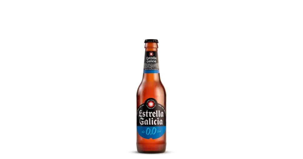 Brezalkoholno pivo Estrella Galicia 0,33 l - Akcija v trgovini Spar