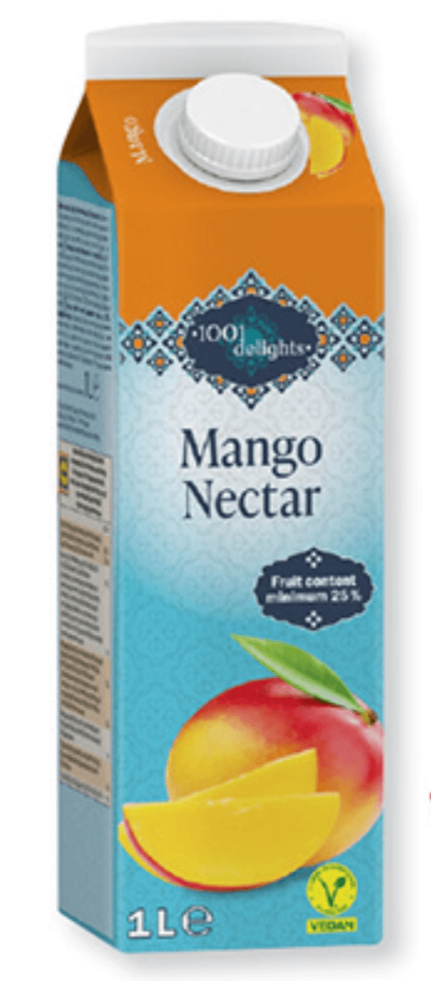 1001 DELIGHTS Nektar z mangom 1 l - Akcija v trgovini Lidl