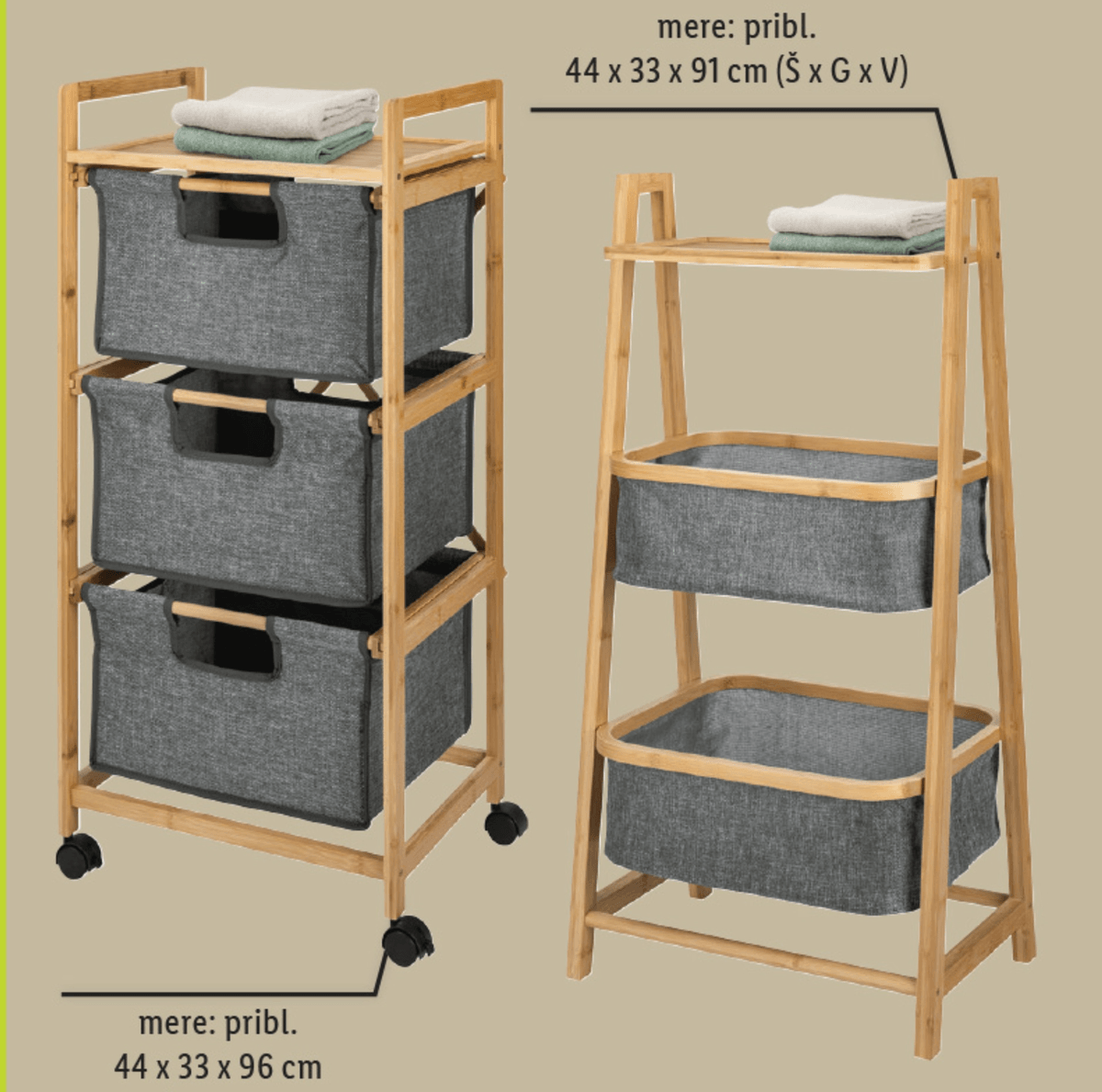 LIVARNO Regal/regal na kolescih - Akcija v trgovini Lidl