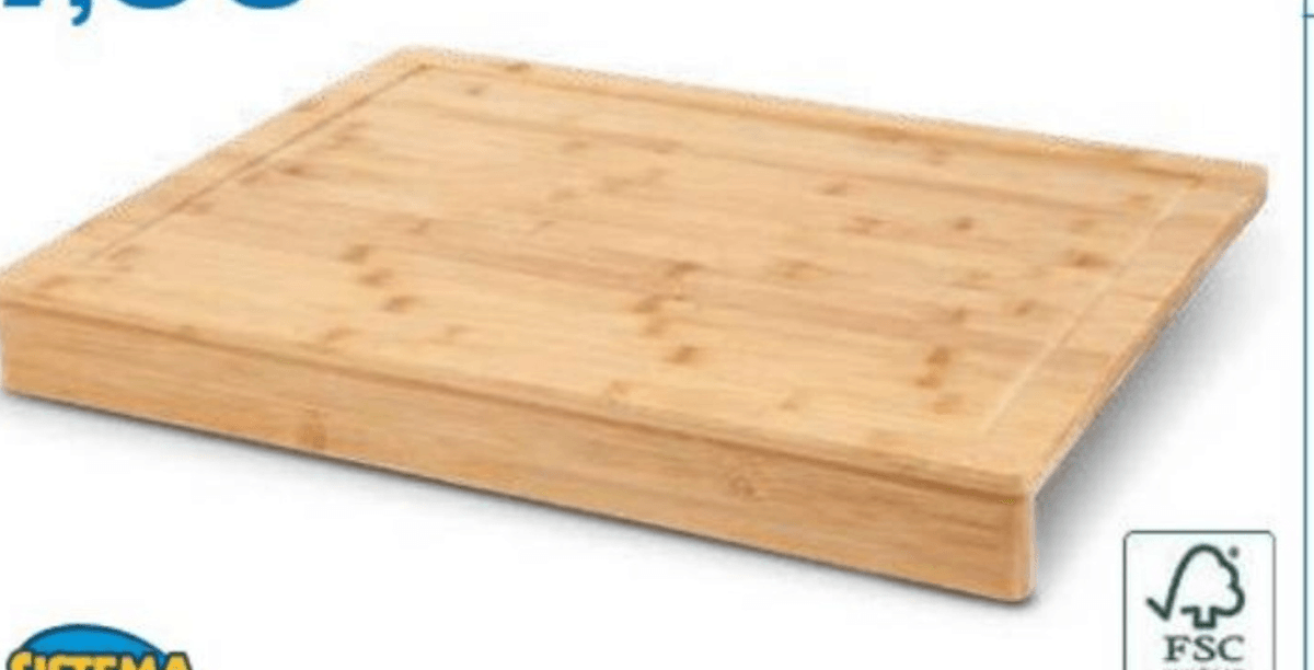 Rezalna deska iz bambusa - Akcija v trgovini Eurospin