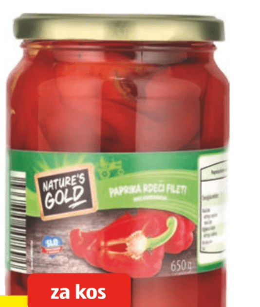 Nature's Gold Fileti Paprike 655 g - Akcija v trgovini Hofer