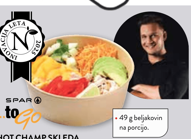 Hot Champ skleda s piščancem 600 g SPAR to go - Akcija v trgovini Spar