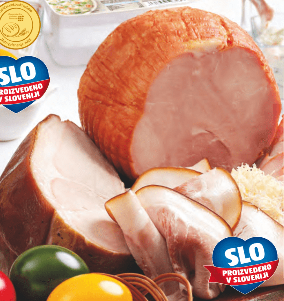 Pečena šunka/Pečeno pleče v mreži - Akcija v trgovini Hofer