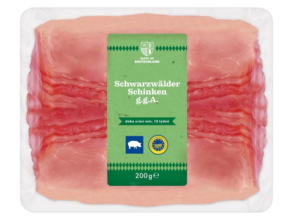 Taste of Deutschland Schwarzwaldska šunka 200 g - Akcija v trgovini Lidl