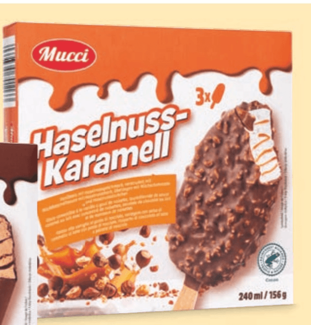 Mucci Lešnikove nougat palčke 240 ml - Akcija v trgovini Hofer