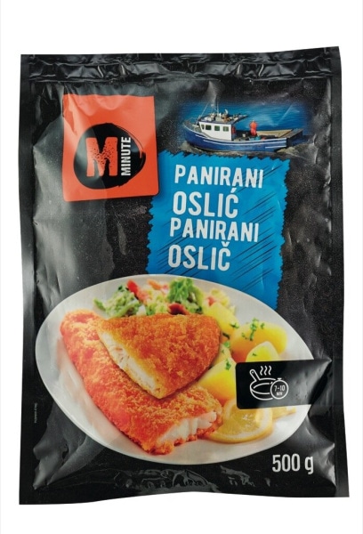 Panirani oslič Minute 500 g - Akcija v trgovini Mercator