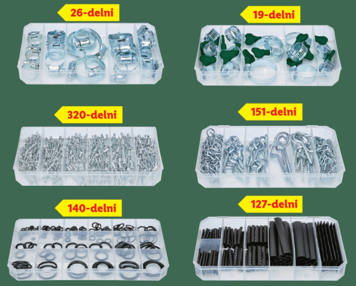 Parkside Izbor drobnega materiala - Akcija v trgovini Lidl