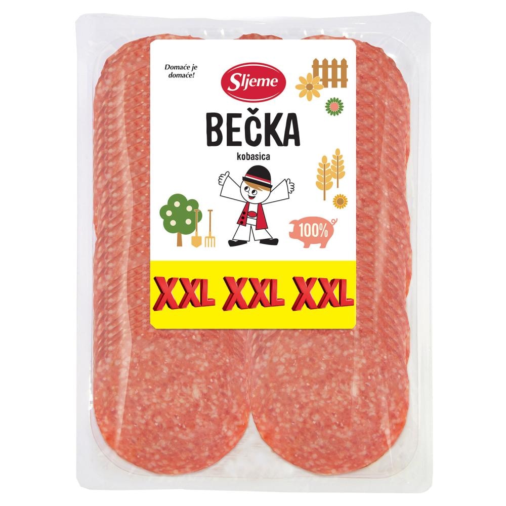Narezek čajna ali bečka klobasa Sljeme XXL 300 g - Akcija v trgovini Mercator