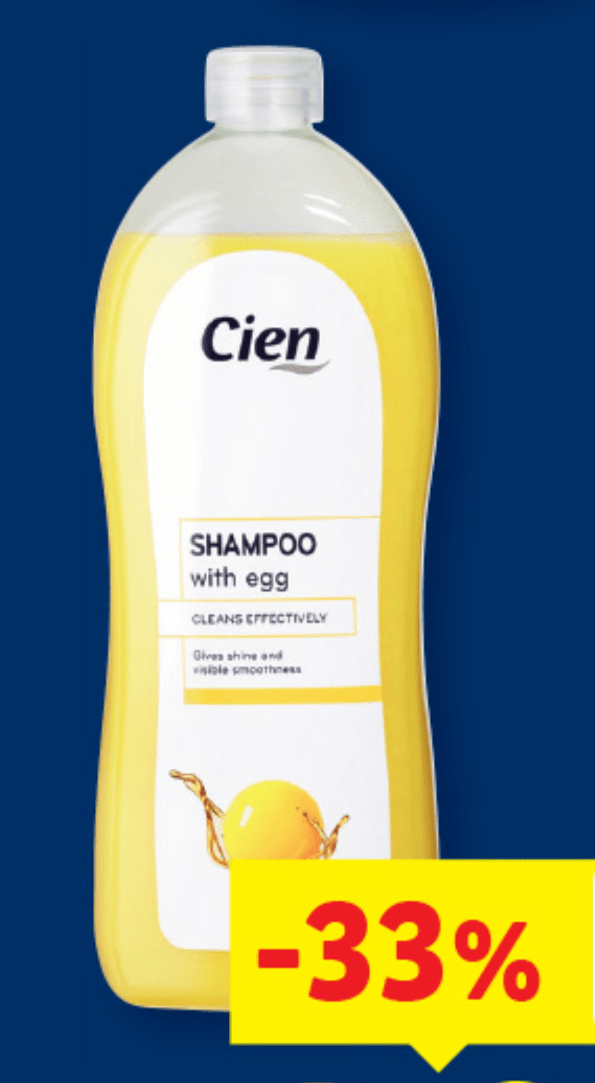 Cien Šampon z jajcem 1 L - Akcija u trgovini Lidl