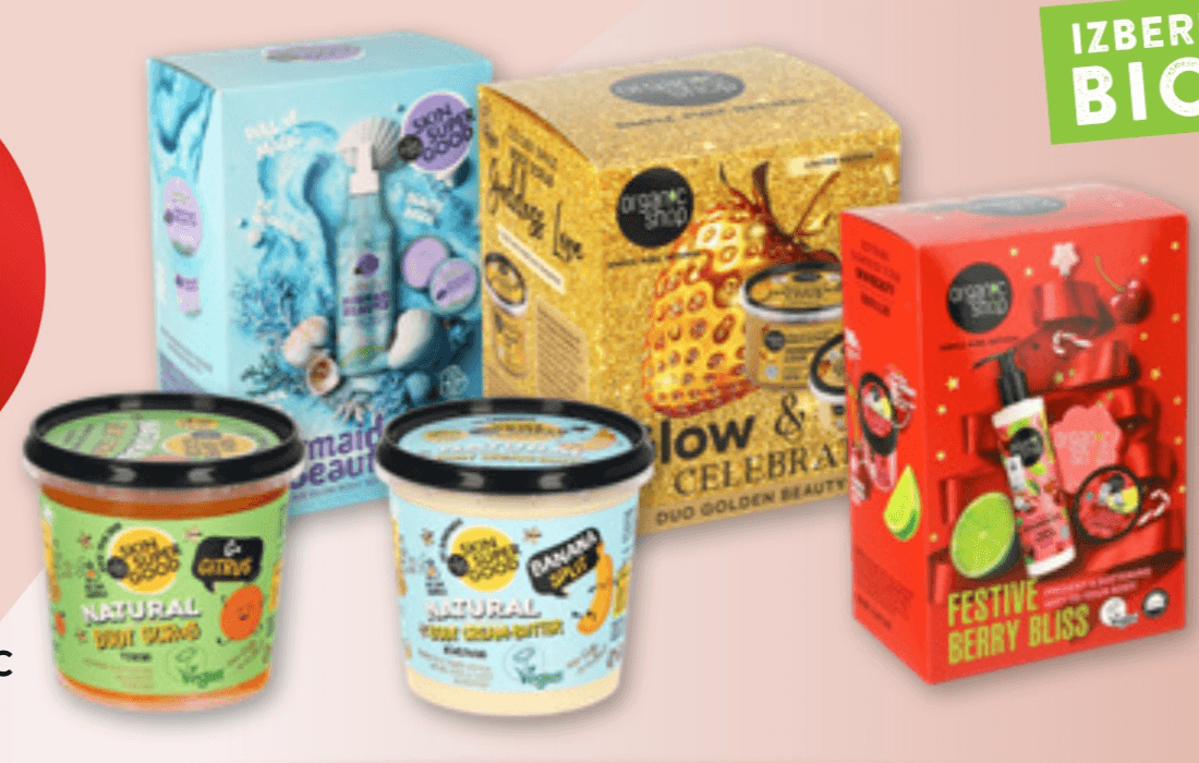 Darilni seti Organic Shop in izdelki Skin Super Good Organic Shop, Skin Super Good - Akcija v trgovini Spar