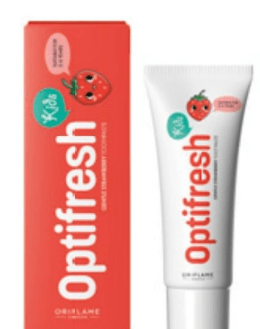 Optifresh Kids nežna zobna krema z okusom jagod 50 ml. - Akcija v trgovini Oriflame