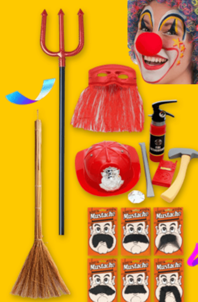 Pustni dodatki Mustache - Akcija v trgovini Spar