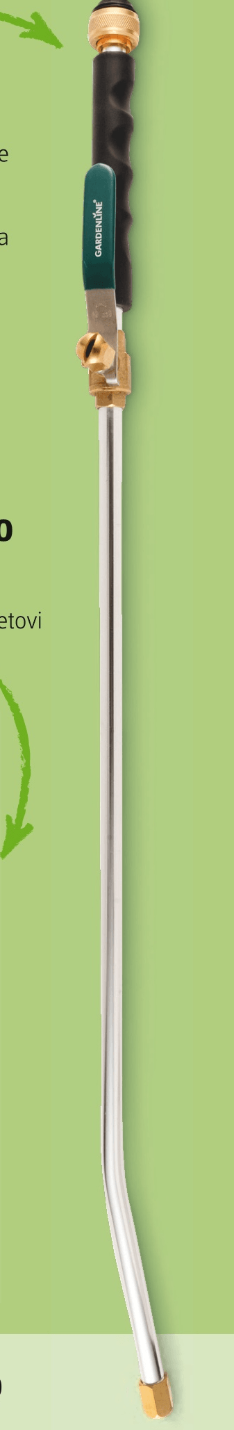 Gardenline Zalivalna in čistilna palica - Akcija v trgovini Hofer