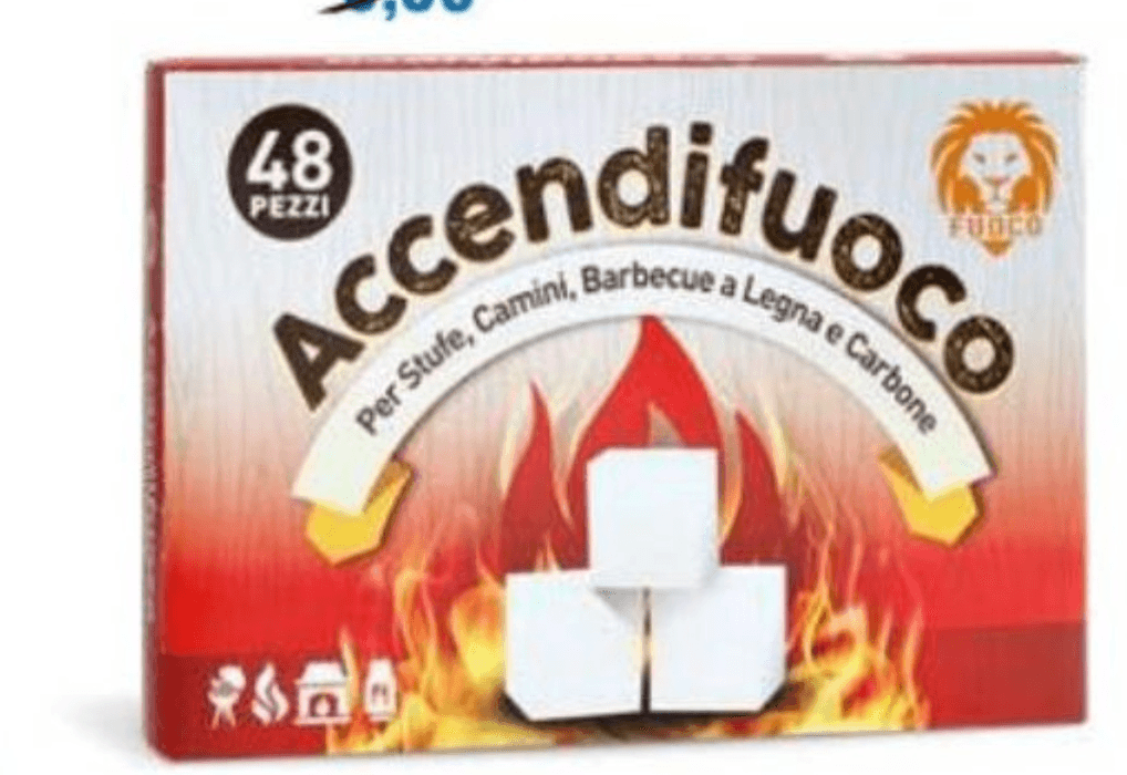 Accendifuoco Vžigalne kocke 48 kosov - Akcija v trgovini Eurospin