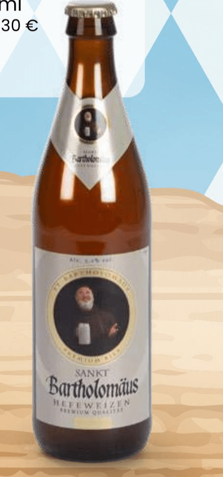 Pšenično pivo 500 ml Sankt Bartholomäus - Akcija v trgovini Eurospin