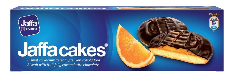 Pomarančni keksi XXL Jaffa Crvenka 4x 150 g Akcija v trgovini E.Leclerc