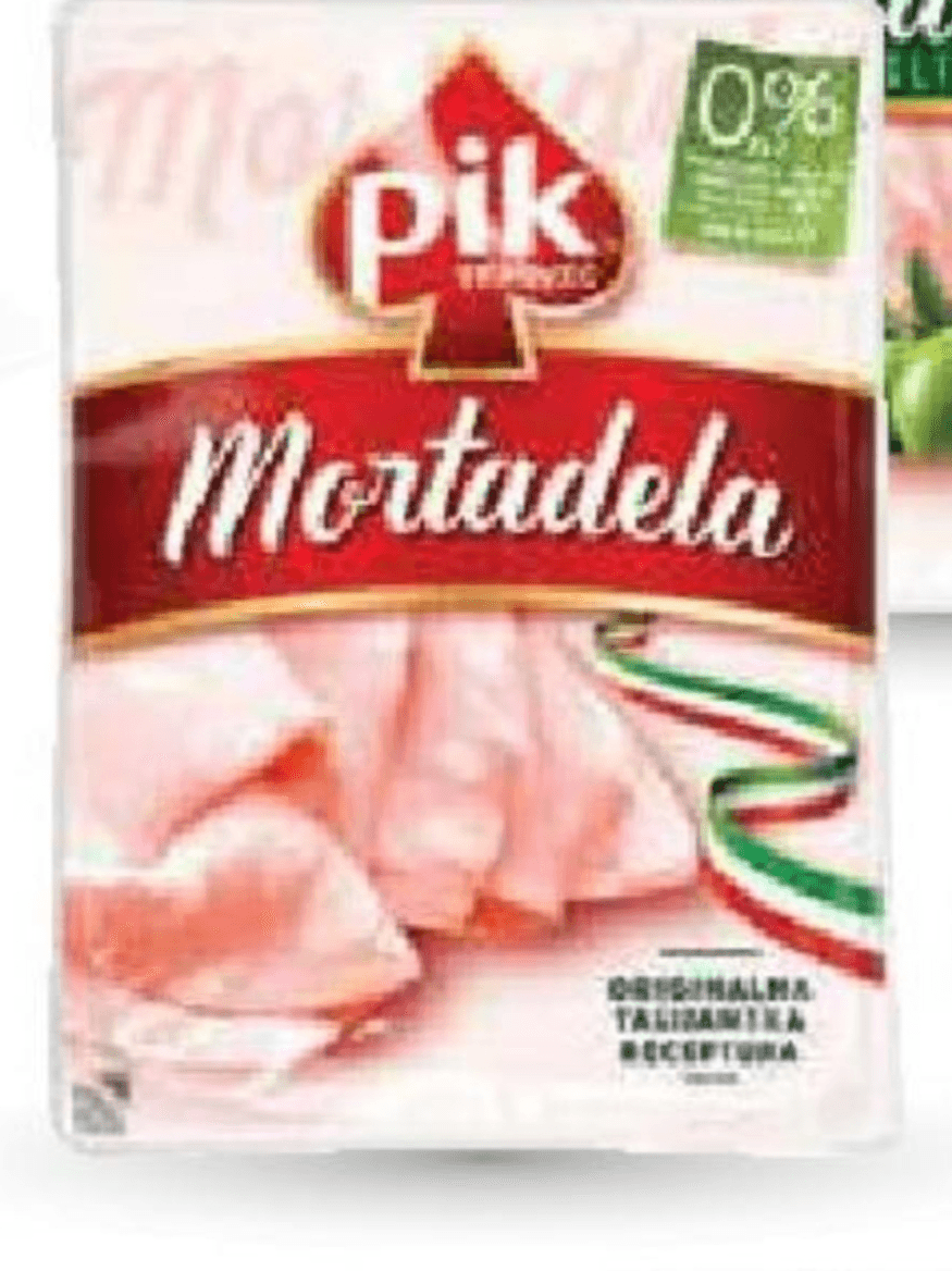 Narezka mortadela Pik 150 g - Akcija v trgovini Mercator