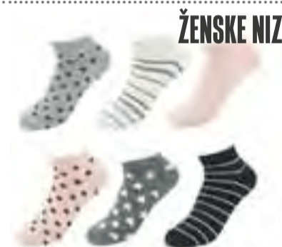 Ženske nizke nogavice 3/1 3/1 - Akcija v trgovini Jager