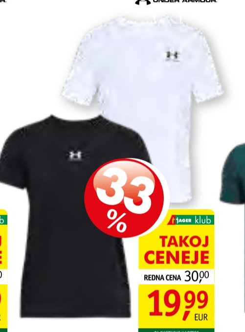 ŽENSKA MAJICA Under Armour - Akcija v trgovini Jager