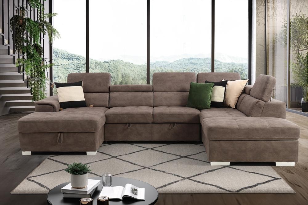 Kotna sedežna garnitura AERO des line - Akcija v trgovini Harvey Norman