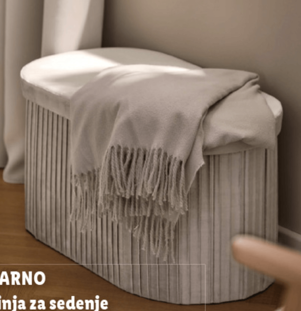 LIVARNO Skrinja za sedenje - Akcija v trgovini Lidl